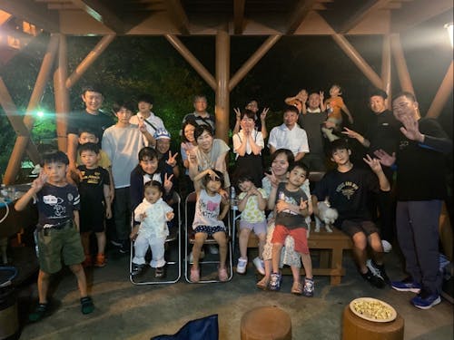 前回のツアーの交流会!大人も子供もすっかり仲良くなりました♪