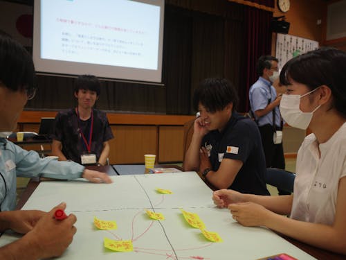 多くの村民と一緒に募集内容を考えました
