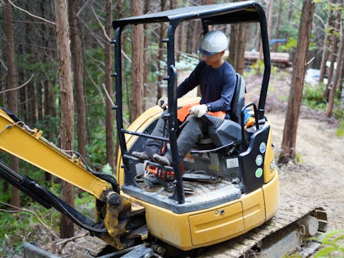 作業風景(作業道づくり)