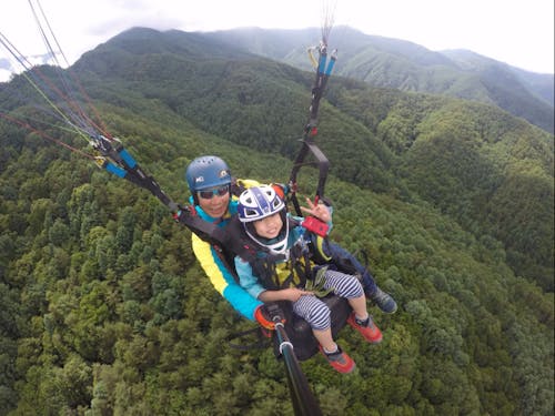 地上300m から伊那谷とアルプスを五感で感じる