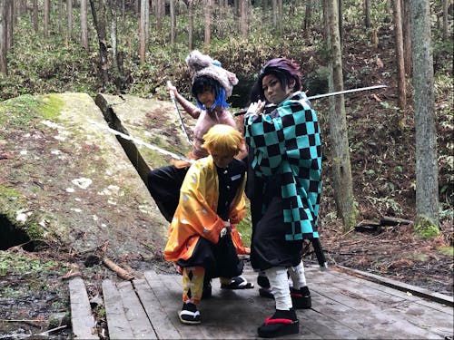 一刀石のコスプレ写真(鬼滅の刃)