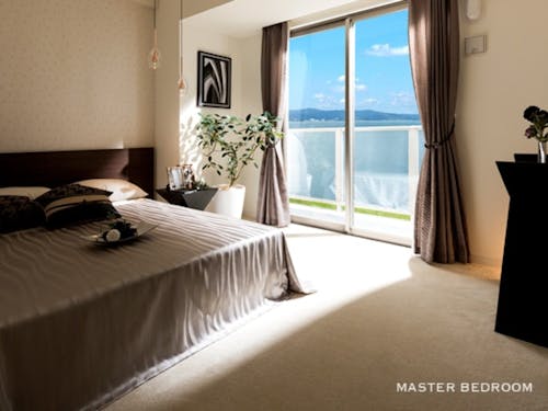 お部屋からの浜名湖(ベットルーム)