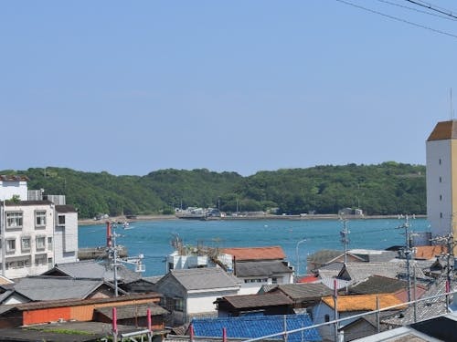 高台から見下ろした町並み