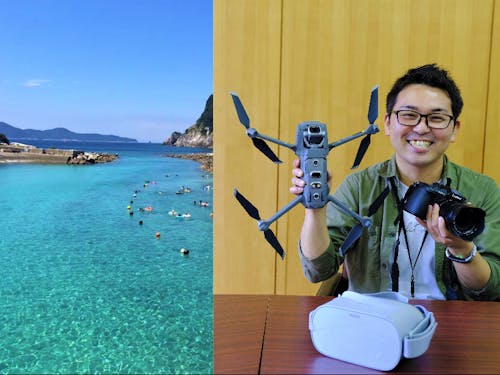 コバルトブルーの海がある町へ、家族3人でIターン