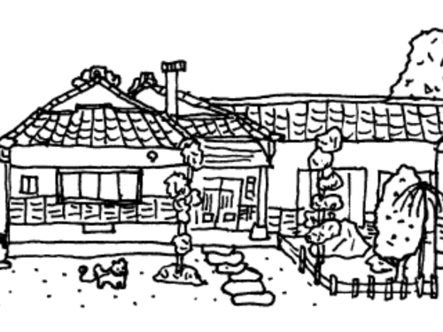 赤石商店外観イラストver.