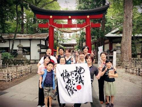 地元のお祭りで出展!応援沢山いただきました!