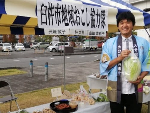 イベントでほんまもん農産物をPR