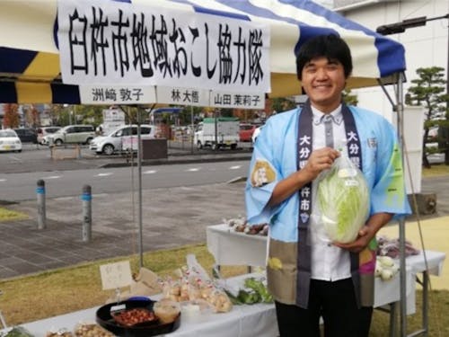 イベントでのほんまもん野菜PRの様子