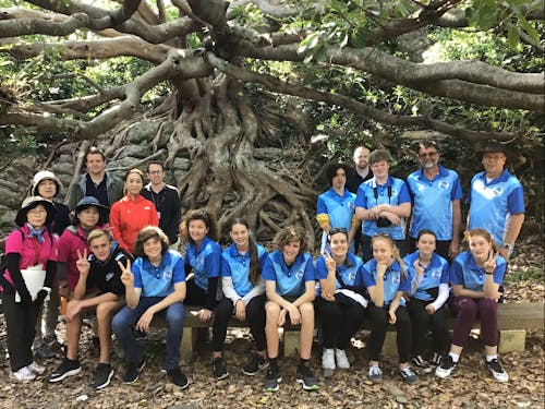 ユネスコ世界ジオパークなので、海外交流の機会もあり。