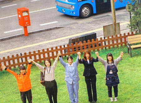元気いっぱいの若者もたくさん!