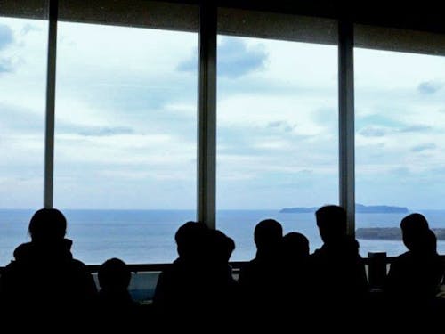 展望台内部からの眺め