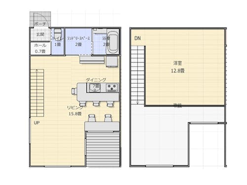 HOUSE MOEWAは家具・家電つきの住宅。セカンドハウスのように使っていただけます。