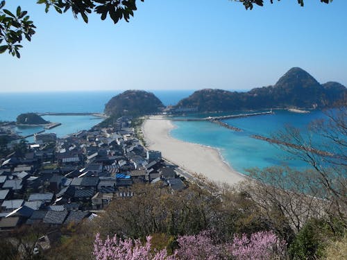 山陰海岸ジオパーク ジオサイトの竹野海岸