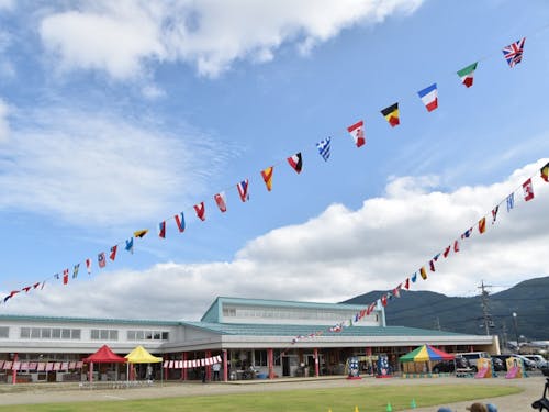 保育園の園庭も広い!