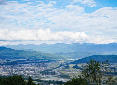 二つのアルプスに囲まれた伊那谷