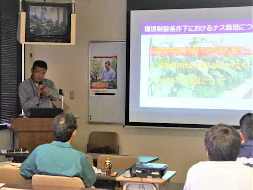栽培技術についての座学