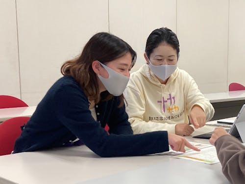 協力隊のお2人!お互いのイベントを助け合いながら活動しています!