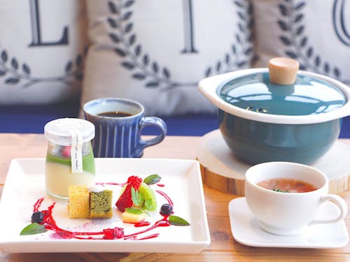 ランチもカフェも楽しめます。