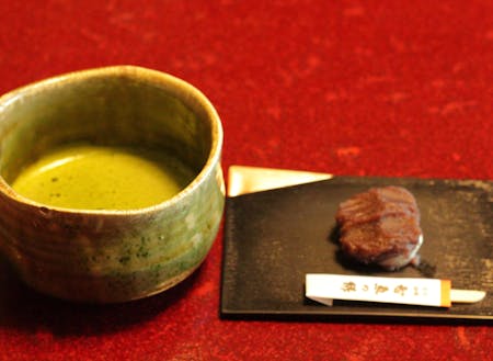 京都のお抹茶もお出ししています。