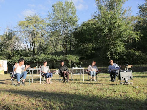 第4回目「いいだのもり」の配信の様子