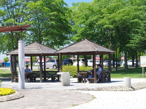 お天気の良い日は、パンやおにぎり持参で公園ランチもオススメ♪