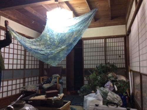 古民家滞在中の様子