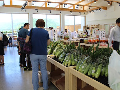 農産物直売所の様子