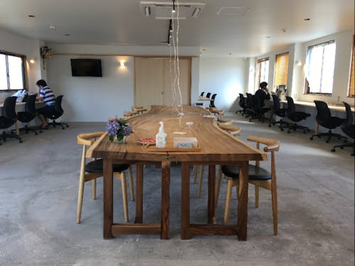 広々としたシェアオフィス