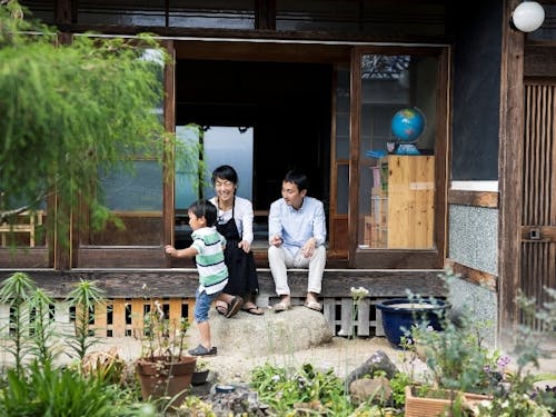 自然素材を生かし、古民家を改修した暮らし