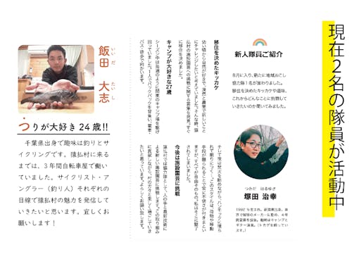 現在活動中の隊員紹介