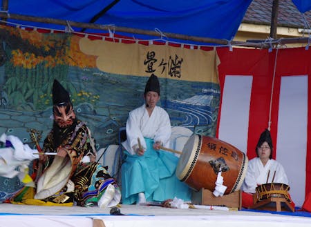 伝統文化　長州神楽舞
