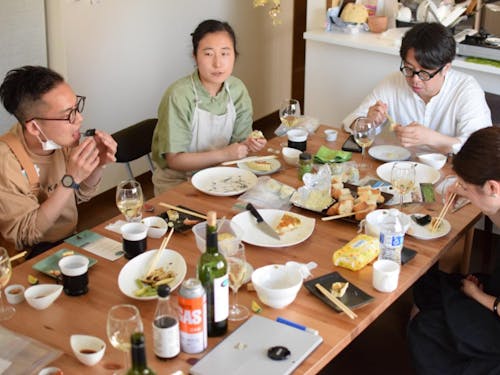 商品開発の様子