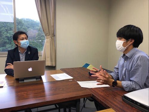 ゲスト(近納さん)との打ち合わせの様子