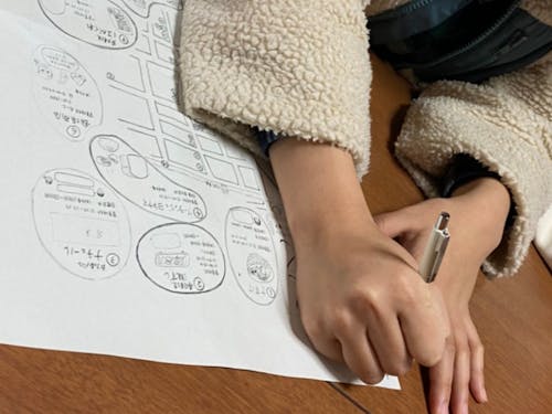 MAPは手書きでつくっています!