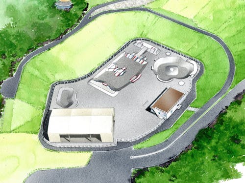 2021年4月オープン「スケートパーク」