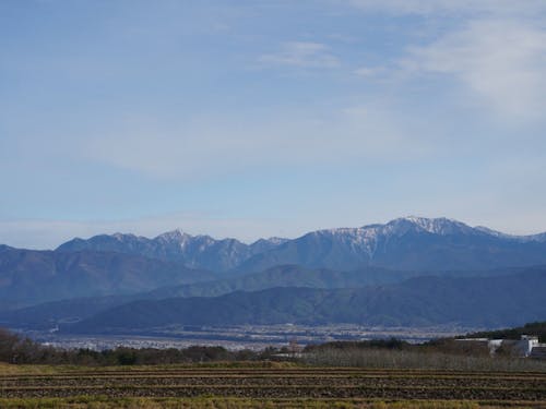 南アルプスを望む伊那西地区