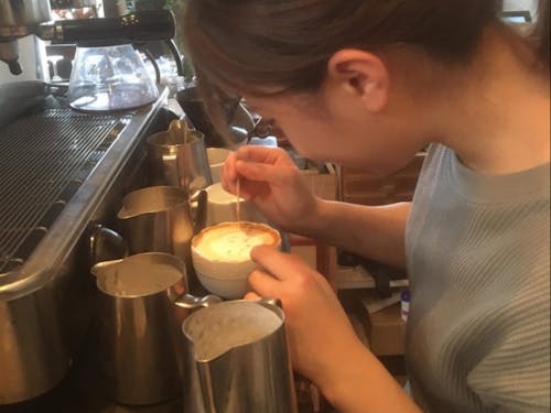 コーヒー、ラテについても学べます