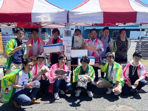 若い経営者のチームでのイベントの様子