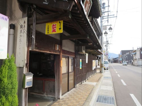 鶴来地区のまちなみ