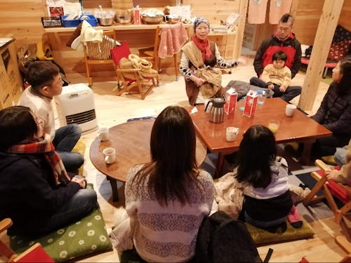 昨年の冬のごのへ暮らし体験会の様子(交流会)
