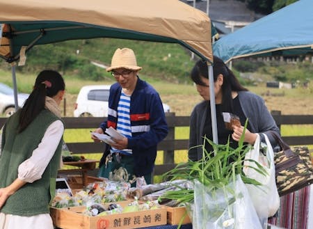 移住者が中心となっているマーケットも定期的に開催