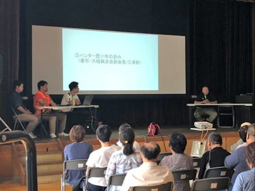 町のみなさんへも説明会を行いました。