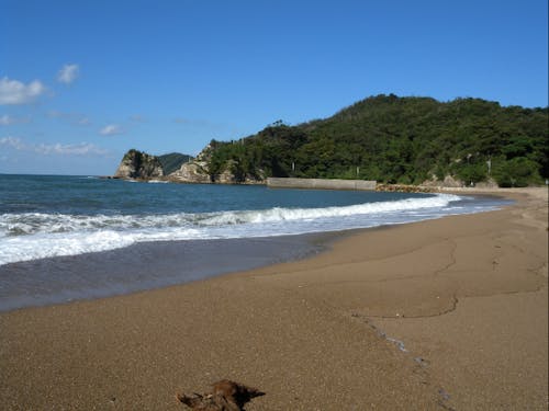 道の駅近くには海水浴場があります