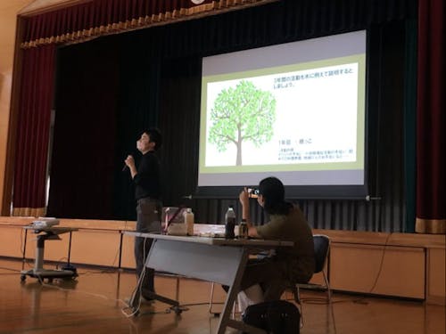 地域おこし活動報告会の様子