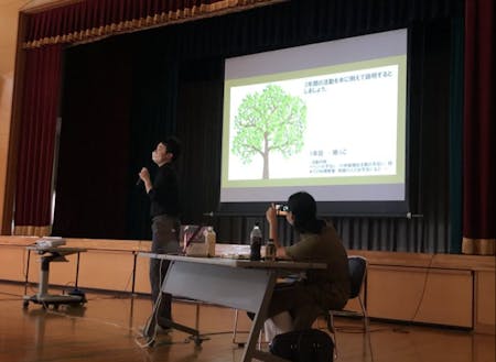 地域おこし活動報告会の様子