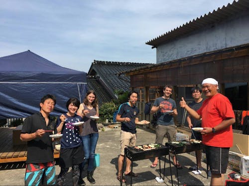 ワーホリで島に滞在している方と島民の交流