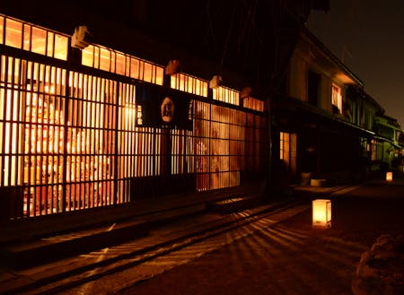 夜の海野宿