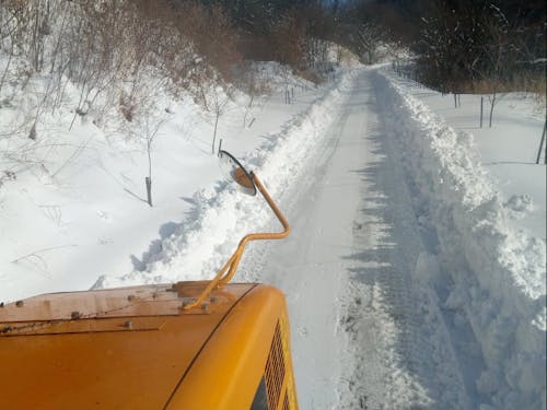 除雪もします。