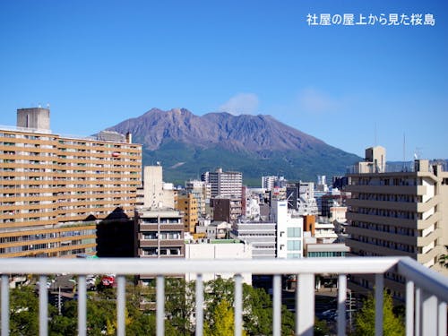 わたしの会社から見た桜島