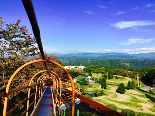 ジャンボ滑り台からの景色は絶景~!リフレッシュパーク
